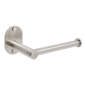 Porta carta igienica t.b.t. in acciaio inox, montaggio a parete.