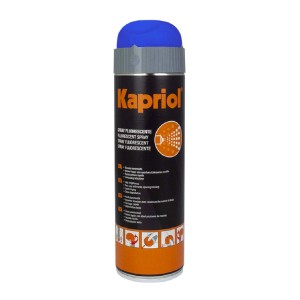 Bomboletta spray neon Kapriol, vernice spray blu per effetti luminosi.