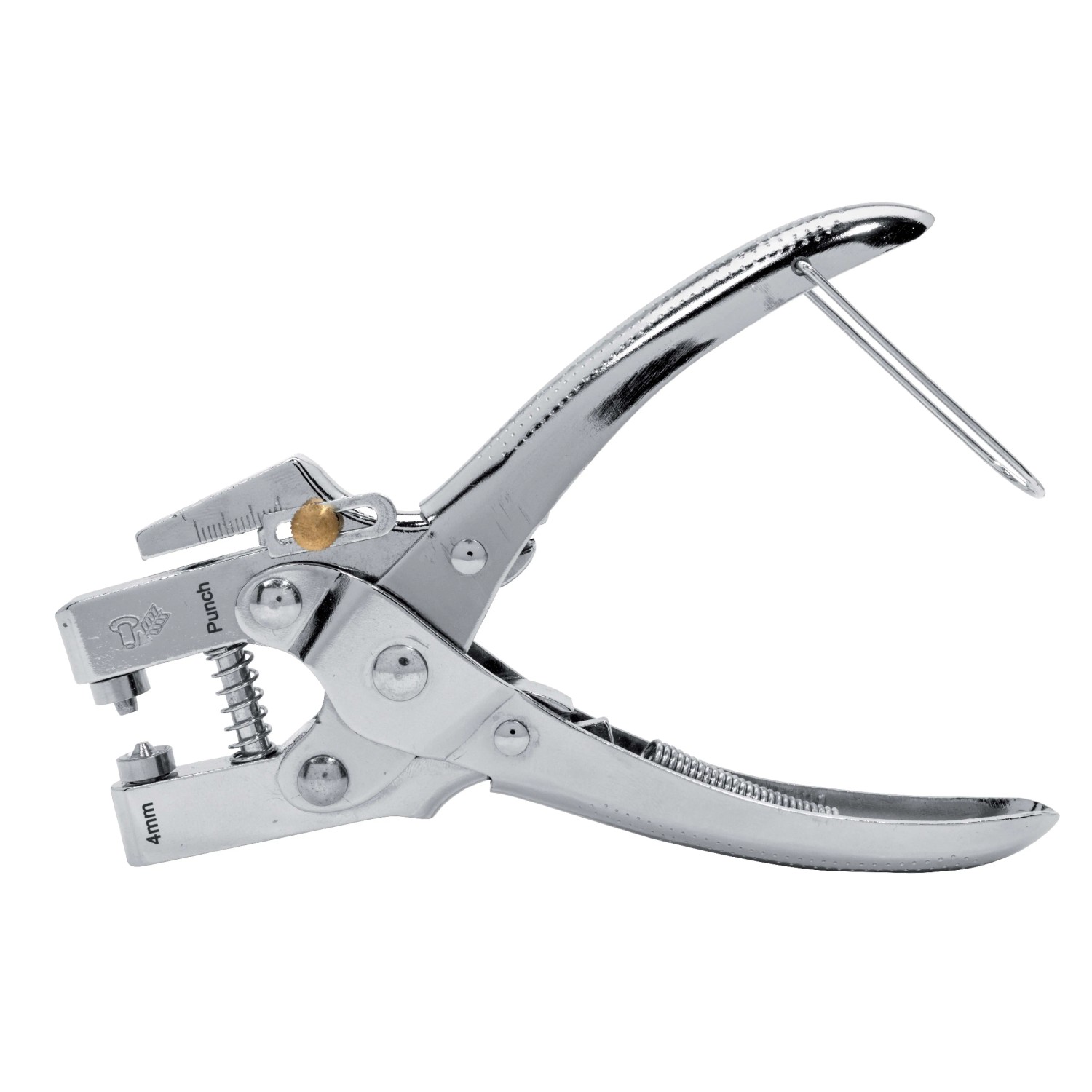 Pinza t.b.t., color argento, per forare materiali.