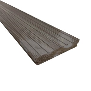 Piastrelle da esterno doga Thermowood clip sistem antracite 118x210 cm