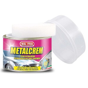 Mafra Metalcrem polish per auto metallizzate con spugna e coperchio.