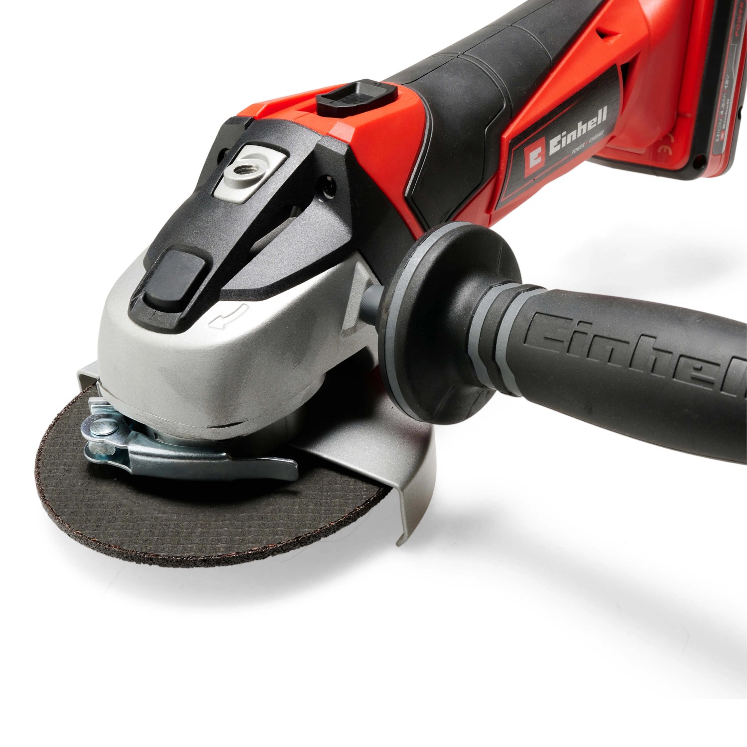 Smerigliatrice Angolare Einhell TE-AG 18/115 Li Solo - Senza Batteria, 18V, Disco 115 Mm, Soft Start - Foto 5