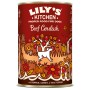 Lily's Kitchen cibo umido per cani, goulash di manzo in lattina, design illustrativo.