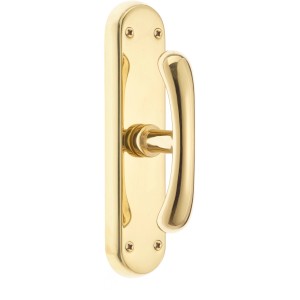 Set maniglia per porta dorata per interni.