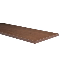 Mensola marrone t.b.t. per montaggio a parete.