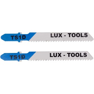 2 lame per seghetto alternativo LUX per metallo a taglio grossolano, attacco a T.
