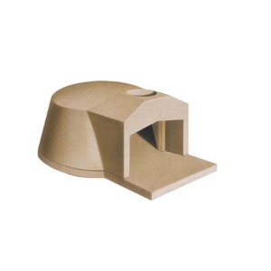 Primo piano di barbecue in muratura t.b.t.