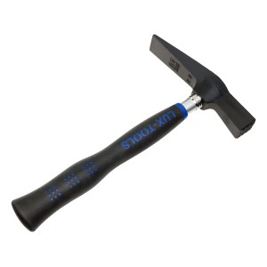 Martello da muratore LUX, forma renana, 600g, con impugnatura ergonomica per un lavoro confortevole.