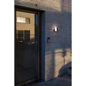 Applique LED da esterno in alluminio 17 W 140x140x70 cm