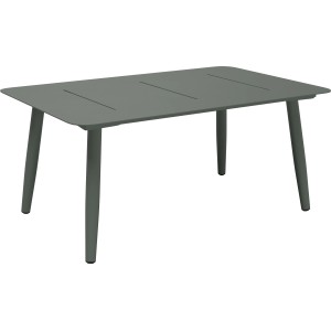 Salotto da giardino Claremont in acc con cuscini poliestere beige 4 posti
