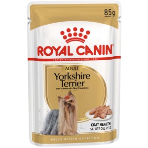 Royal Canin Yorkshire Terrier Adult cibo umido per cani, busta da 85g.