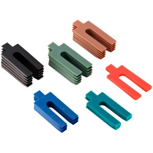 LUX Zeppe di montaggio Classic, 30 pezzi in vari colori per livellare spazi.