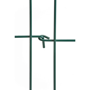 Dettaglio di un traliccio verde ad incastro (110 cm) per il supporto delle piante.