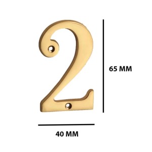 Numero civico acciaio 2