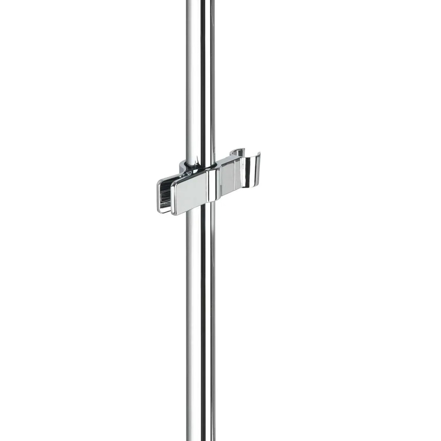 Supporto per Soffione Doccia Regolabile in Altezza in ABS per Barra di Scorrimento, Parte di Ricambio per Bagno con Barra Scorrevole Cromata (30 X 15 Mm