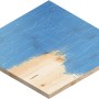 Primo piano della spugna abrasiva Bosch Expert per legno e vernice, 96x26x69mm.