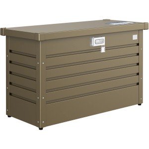 Biohort Paket-Box 100 in bronzo metallizzato: box universale resistente alle intemperie con serratura per pacchi.