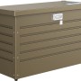 Biohort Paket-Box 100 in bronzo metallizzato: box universale resistente alle intemperie con serratura per pacchi.