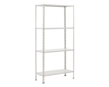 Scaffale Metallico Relaxdays 150x75x30cm - 4 Ripiani, Portata 160kg, Per Garage - Foto 5