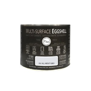 Smalto Muli-Surface Eggshell satinato F61 All About Grey 0,375 l