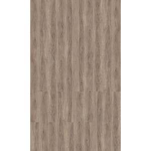 Pavimento in vinile a click Rovere Lucca in stile rustico con isolamento acustico integrato.