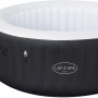 Bestway Lay-Z-Spa Miami AirJet, vasca idromassaggio gonfiabile rotonda nera con pompa.