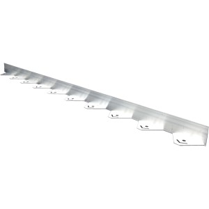 t.b.t. per bordura aiuola, metallo, color argento.