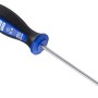 Cacciavite LUX Comfort TX15, 100 mm, con manico bicomponente blu e nero.