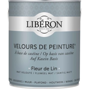 Idropittura lavabile Velours de Peinture Liberon Fleur de Lin 2,5 L