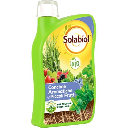 Concime liquido Solabiol Bio per piante aromatiche 1 l