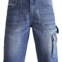 t.b.t. Pantaloncini da lavoro in denim blu da uomo.