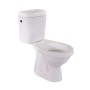 Vaso a terra Lake WC monoblocco scarico a pavimento bianco
