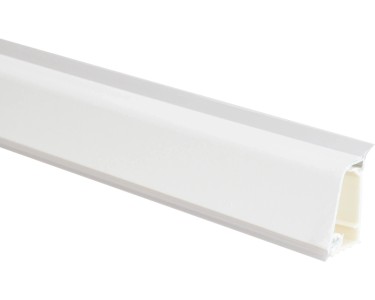 Alzatina Per Top Cucina In Alluminio - Lunghezza 200 Cm, Colore Bianco, Regolabile 100-200 Cm