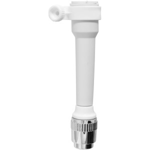 t.b.t. Rompigetto, bianco/cromo, per modellare il getto d'acqua al rubinetto.