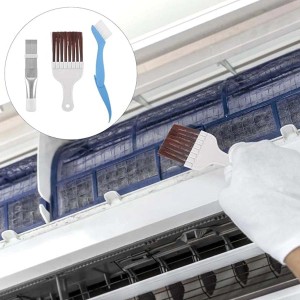 Set pulizia per alette condizionatore d`aria 4 pz