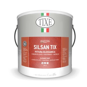 Secchio di pittura silicata per interni Silsan Tix di T.B.T. per interni.