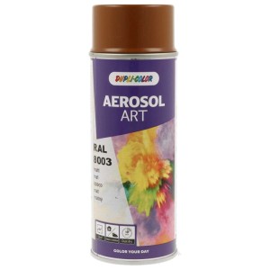 Vernice spray Aerosol Art RAL 8003 marrrone argilla opaco 400 ml