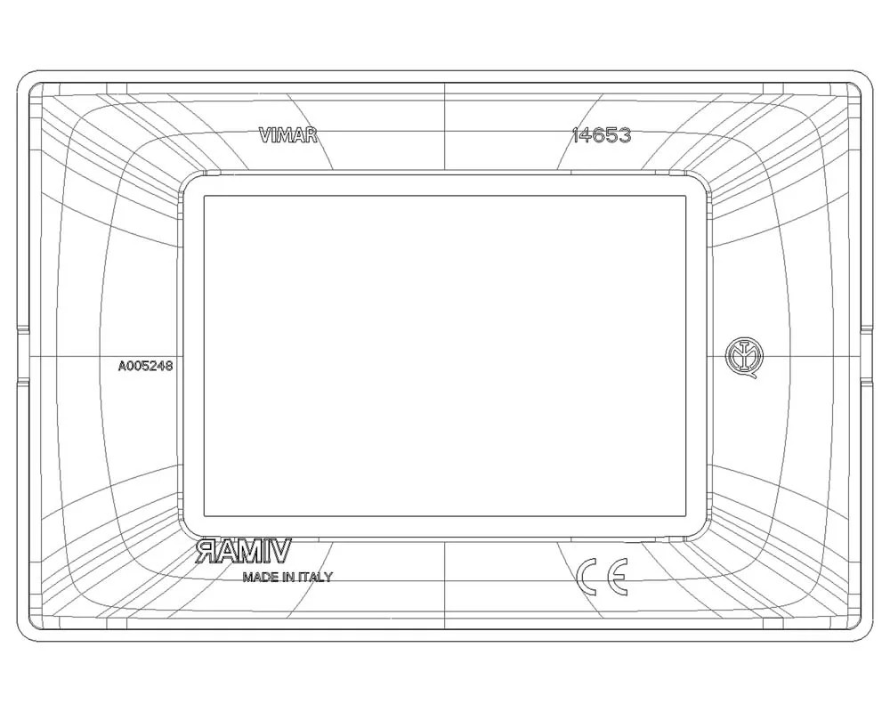 Piastra Metallica Vimar Serie Idea Rondo – 3 Moduli, Colore Bianco, Per Installazioni Elettriche - 4