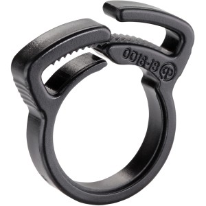 Fascetta stringitubo nera t.b.t. Microirrigazione per sistemi di irrigazione.