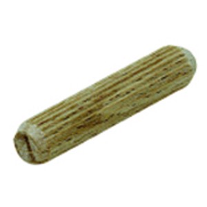 Spina in legno scanalata, 6x30 mm, certificata FSC®, per giunzioni in legno.