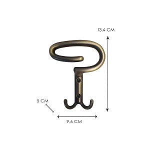 t.b.t. Organizer armadio con tre ganci e dimensioni.