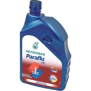 PETRONAS Paraflu UP liquido refrigerante per la cura dell'auto in flacone blu.