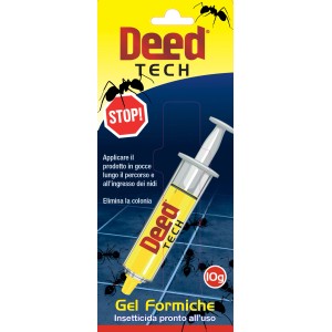 Gel Formiche Deed Tech per il controllo delle formiche in casa e giardino.