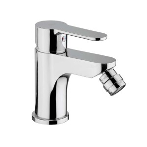 Rubinetto bagno monocomando bidet linea blu cromo