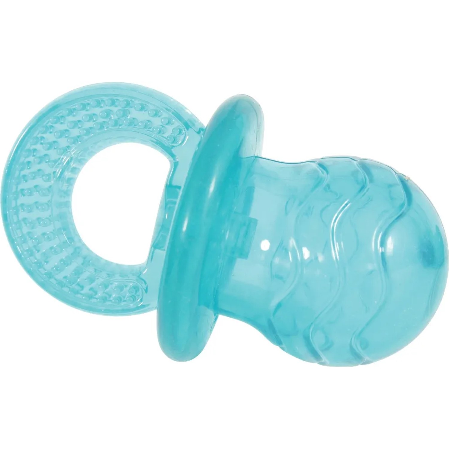 Massaggiagengive blu t.b.t. per cuccioli a forma di ciuccio.