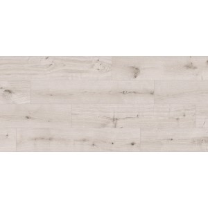 Pavimento vinilico chiaro effetto legno. Dettaglio della superficie.