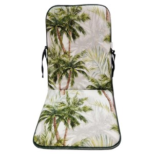 t.b.t. Cuscino da esterno con motivo a palme per sedie da giardino.