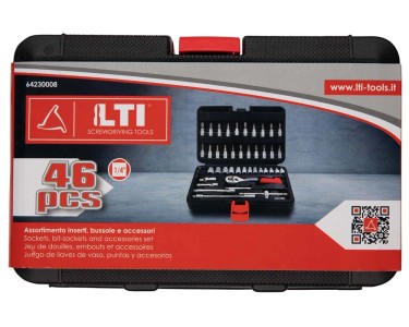 Set Chiavi A Bussola 46 Pezzi 1/4 - Cromo Vanadio - Con Punte PH E PZ Per Fai Da Te - Foto 4