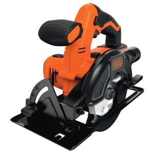 Sega circolare a batteria Black+Decker BDCCS18, 18V, lama 140mm, ideale per tagli precisi.