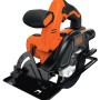 Sega circolare a batteria Black+Decker BDCCS18, 18V, lama 140mm, ideale per tagli precisi.